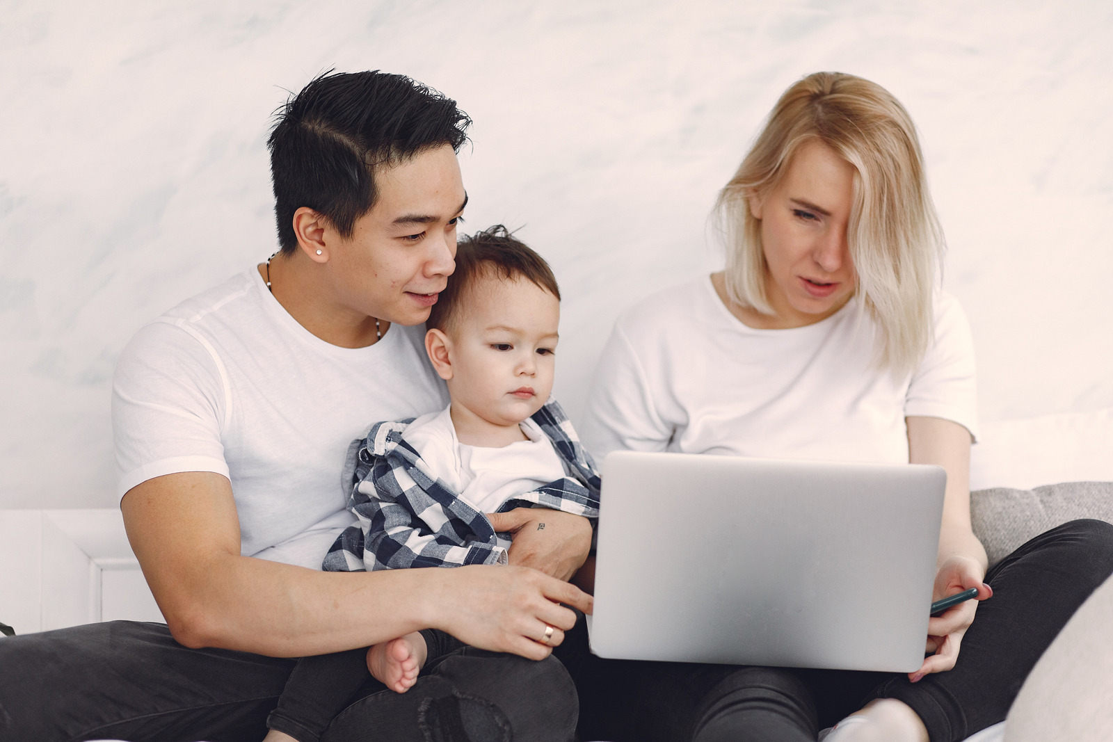 Canva - Man And Woman In White Crew Neck Shirt Looking At A Laptop (1)