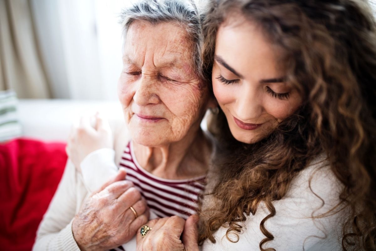 grandmother and grandchild